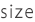 size
